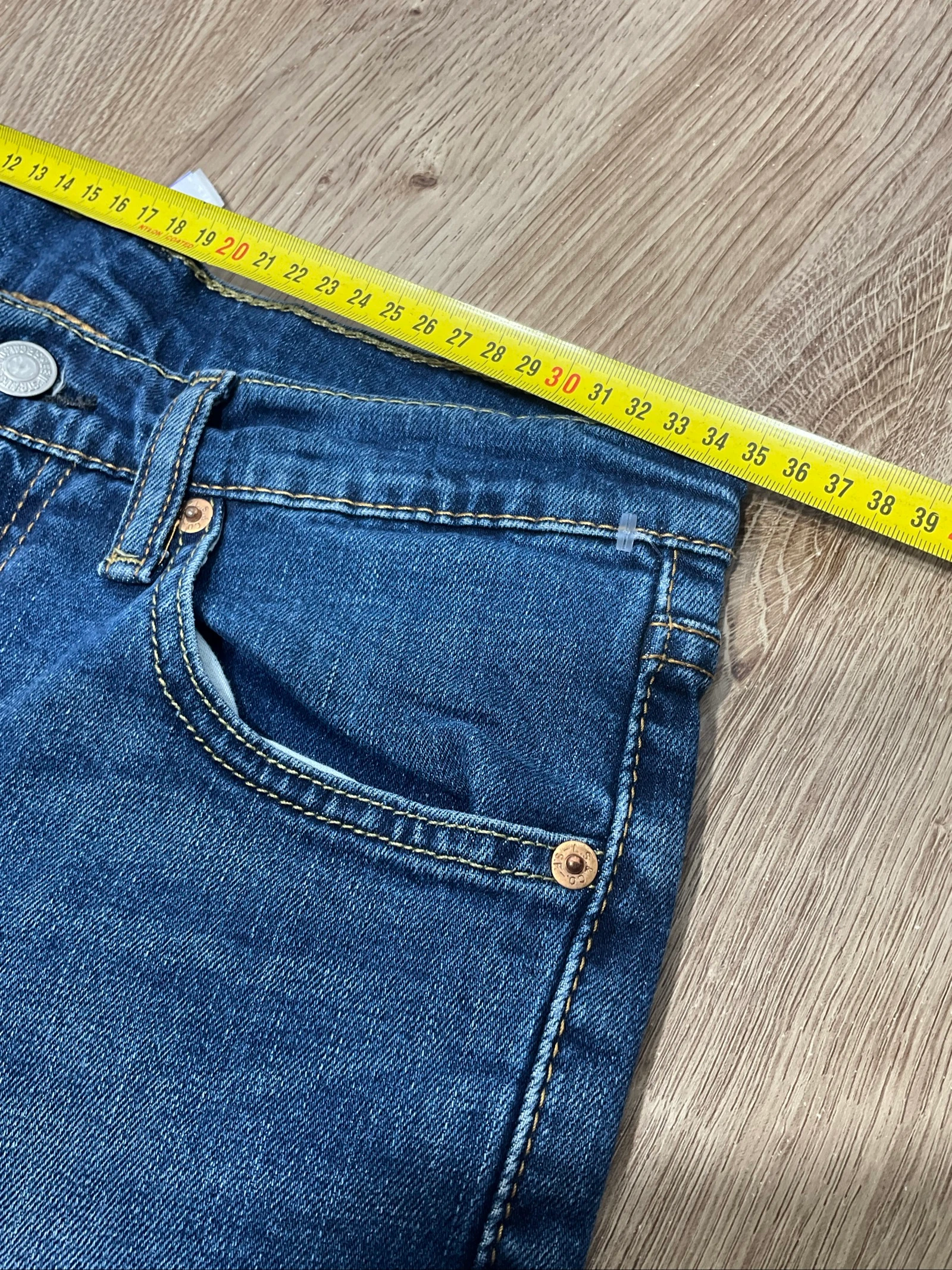 Jeans Levi's 511 Slim W28 L30 Denim Preppy 99% Algodón Azul Índigo lvh 228 – photo 13